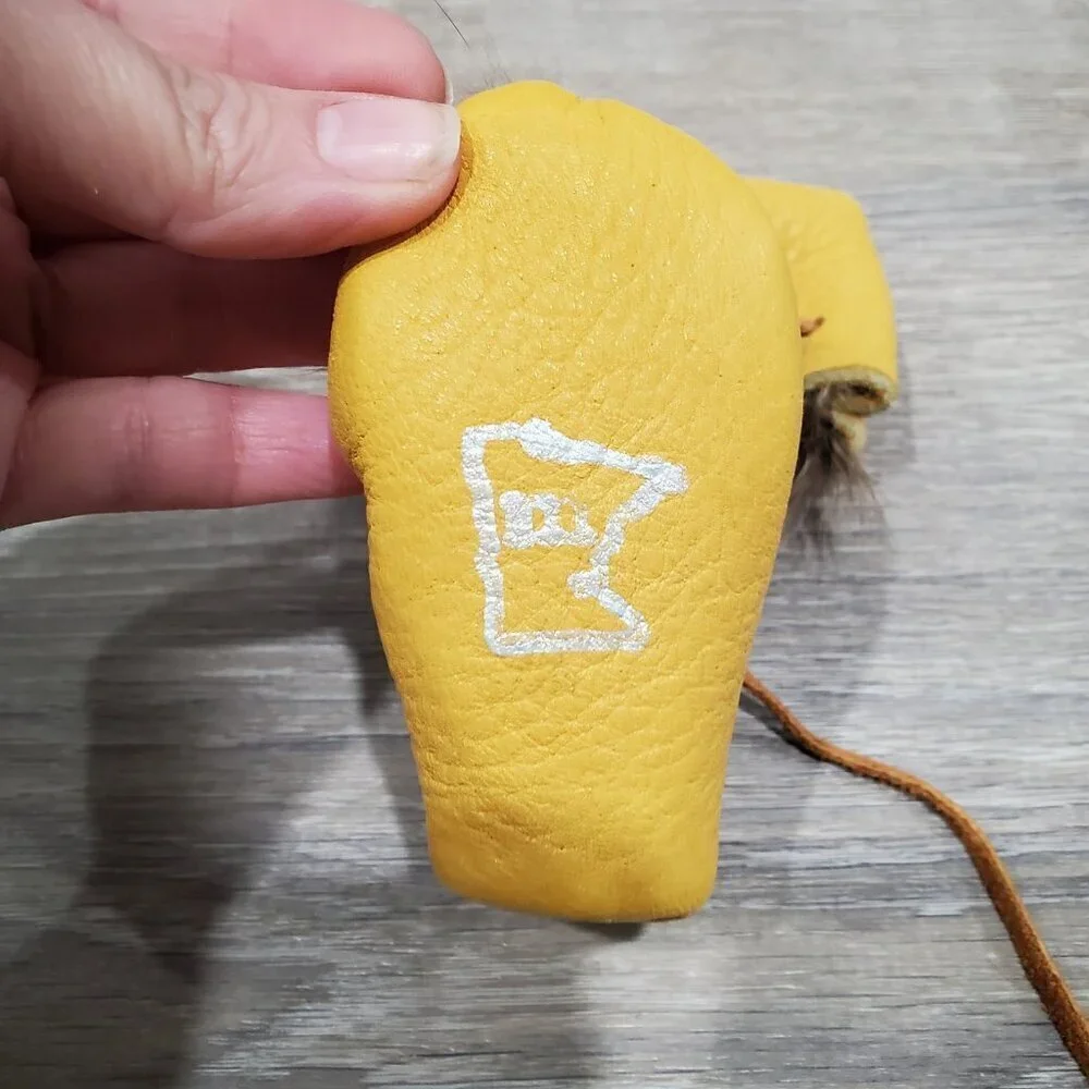 Newborn Baby Yellow Leather Rabbit Hair Moccasins Outdoor Minnesota Shoes